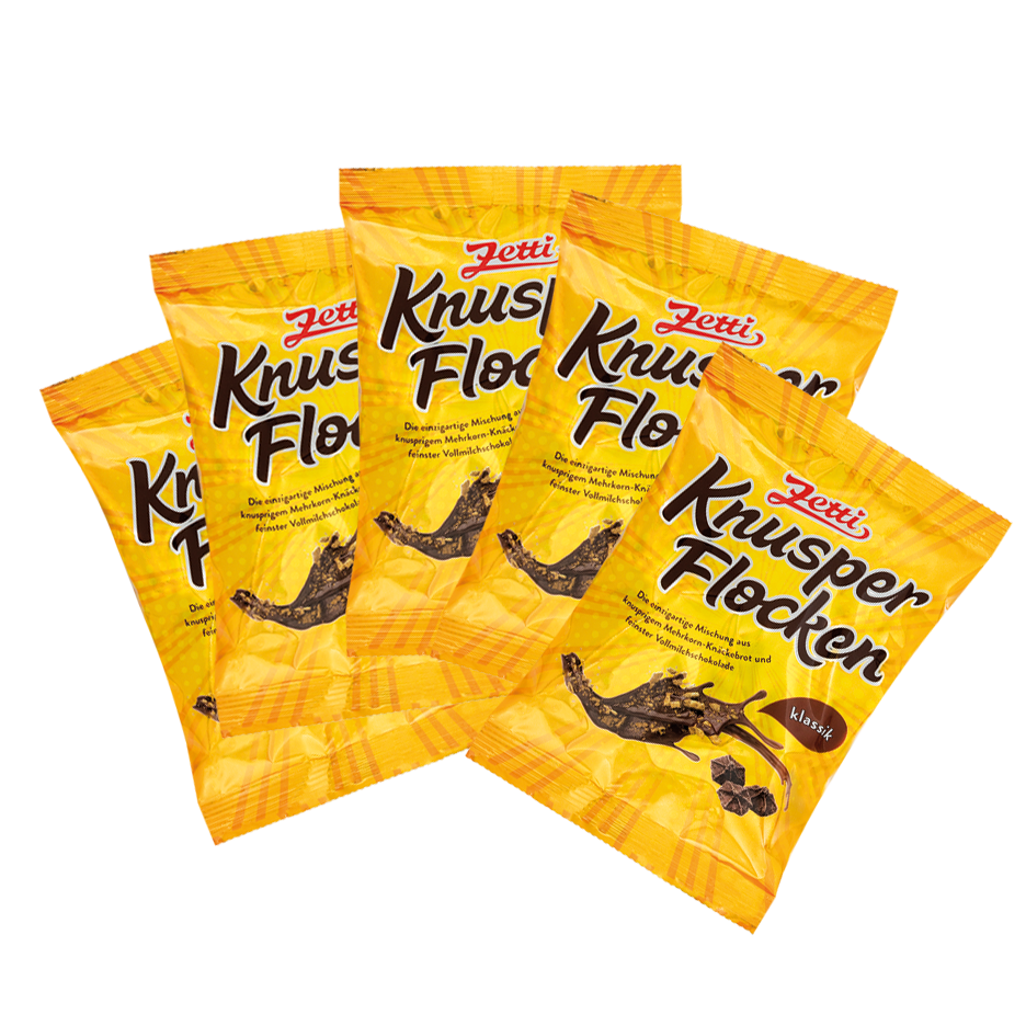 Zetti Knusperflocken Klassik 130g (5 Stück)  Zetti Knusperflocken Klassik 130g (5 Stück)