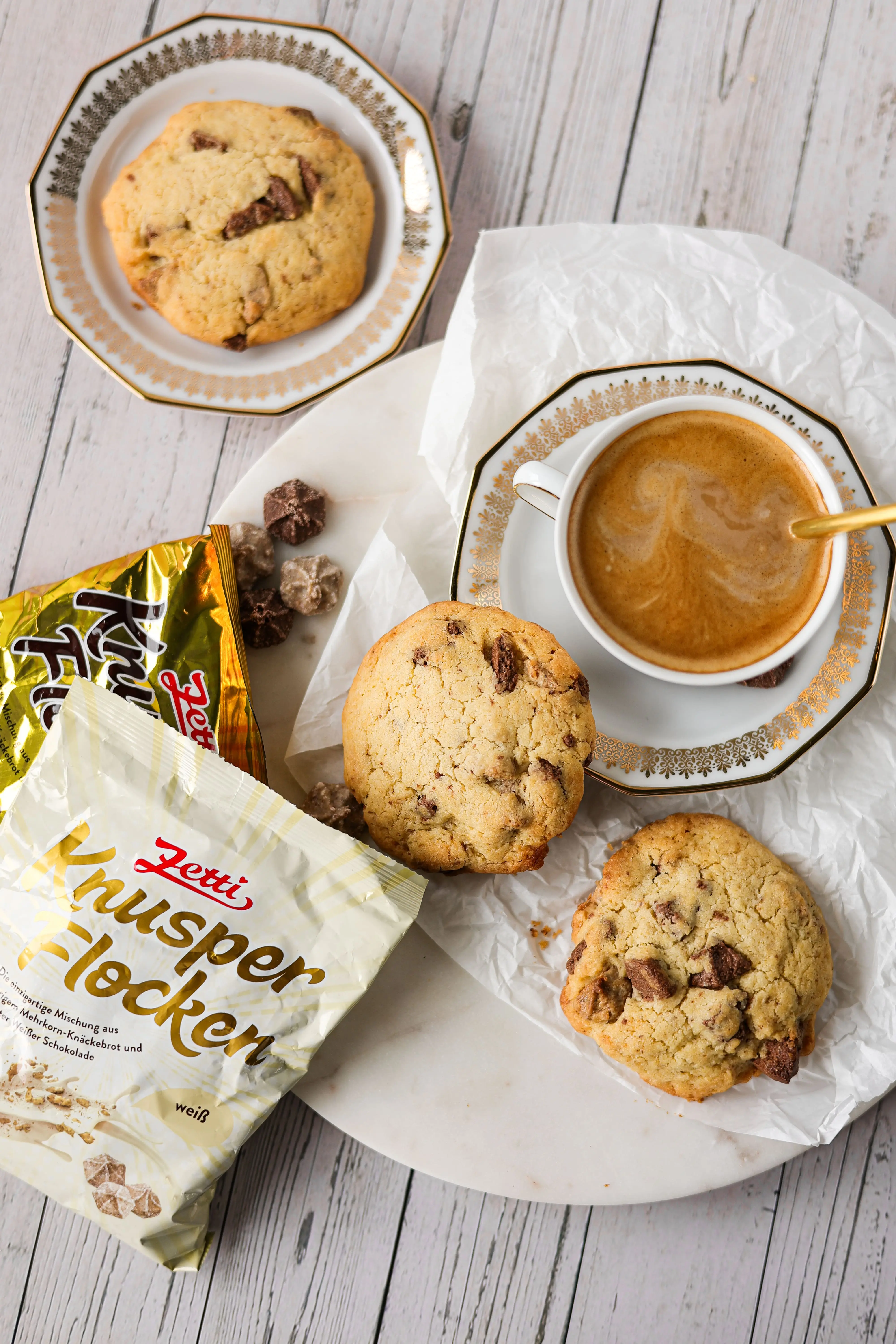 AMERICAN COOKIES MIT WEIßEN KNUSPERFLOCKEN