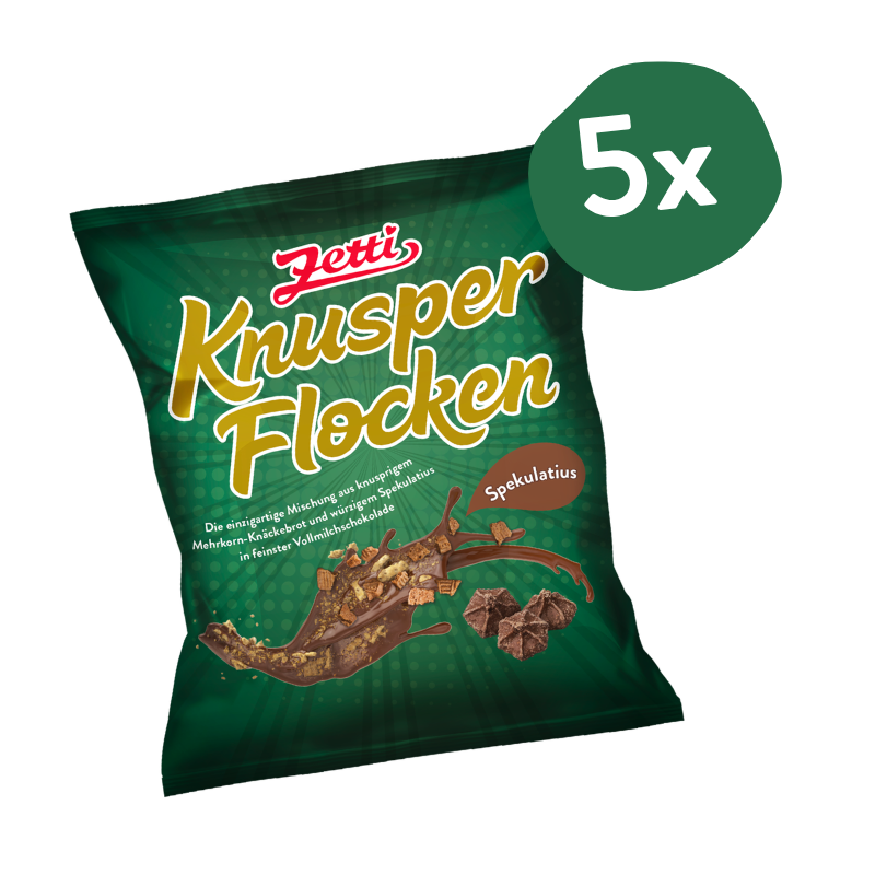 Zetti Knusperflocken Spekulatius (5 Stück)
