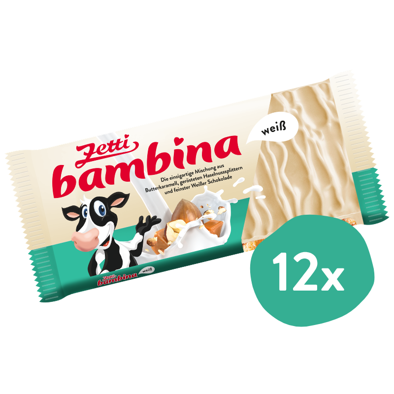 Zetti Bambina Weiß (12 Stück)