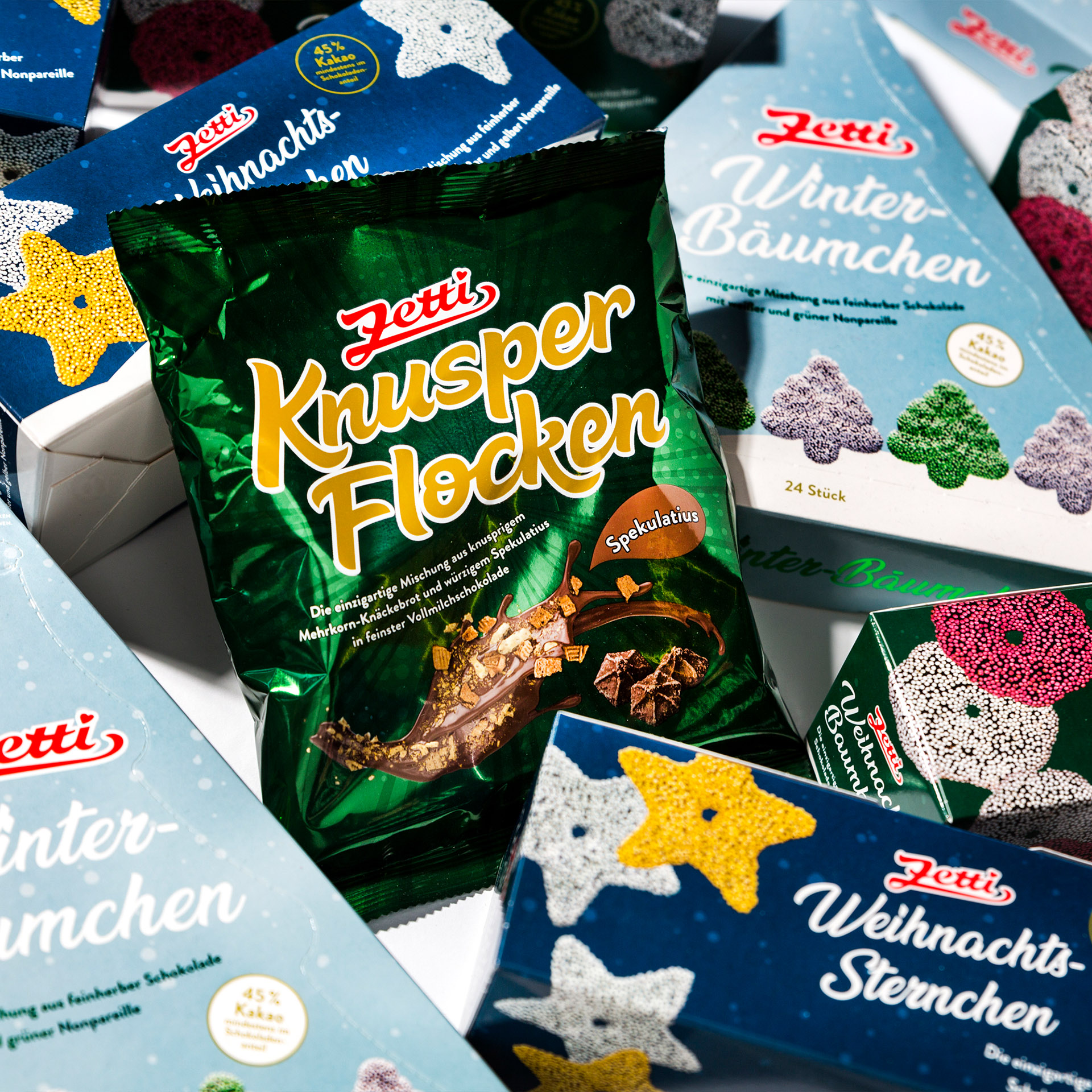 Zetti Weihnachtsbaumbehang Abbildung aller Produkte aus dem Zetti Weihnachtssortiment