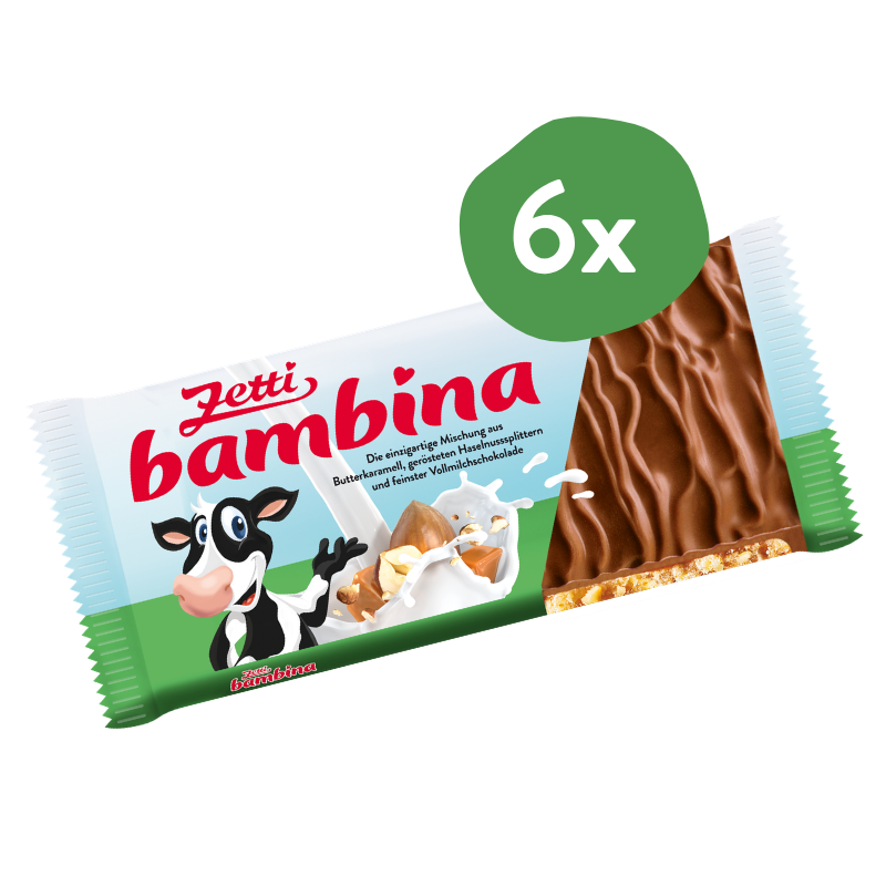 Zetti bambina Vollmilch (6 Stück)