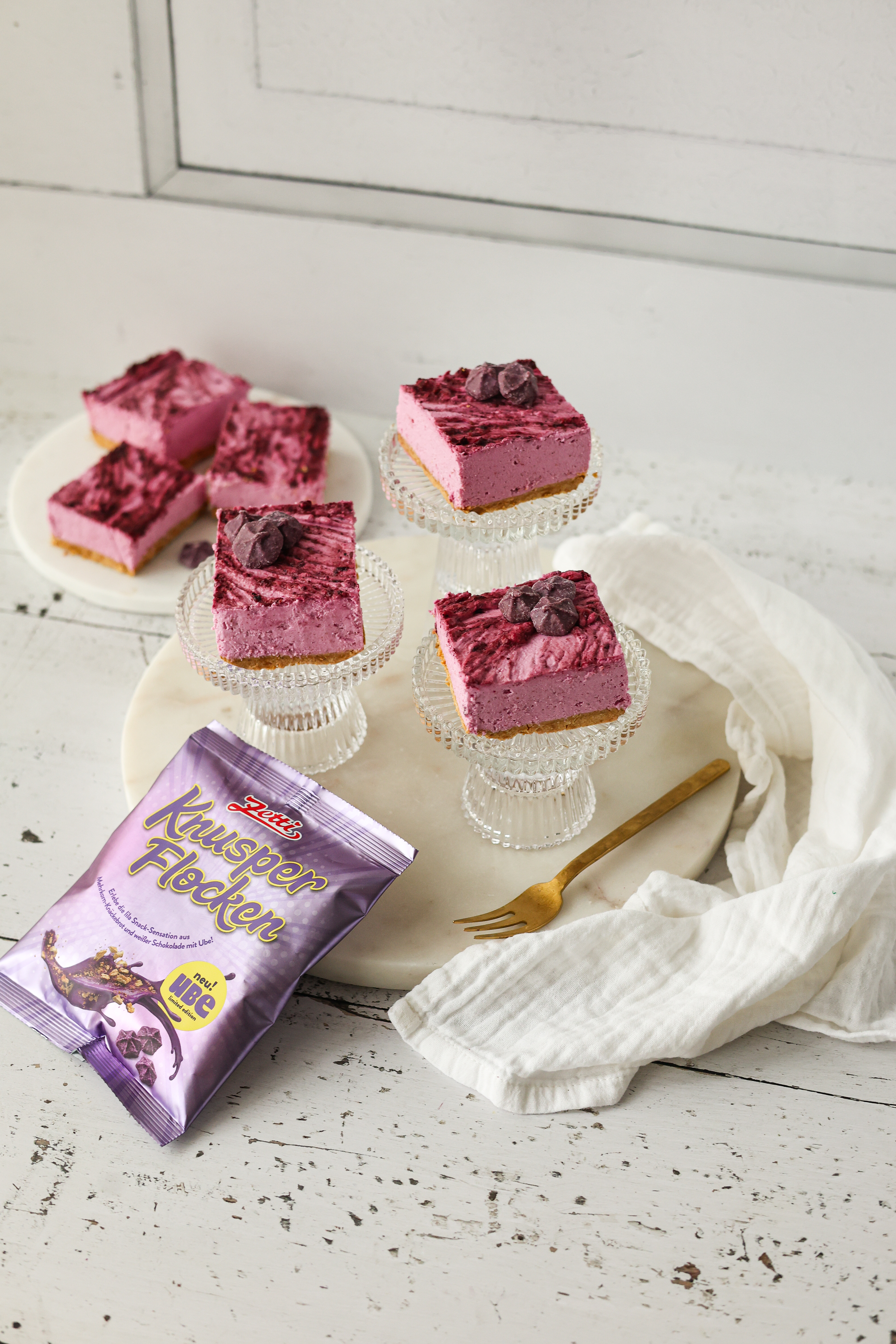 UBE CHEESECAKE