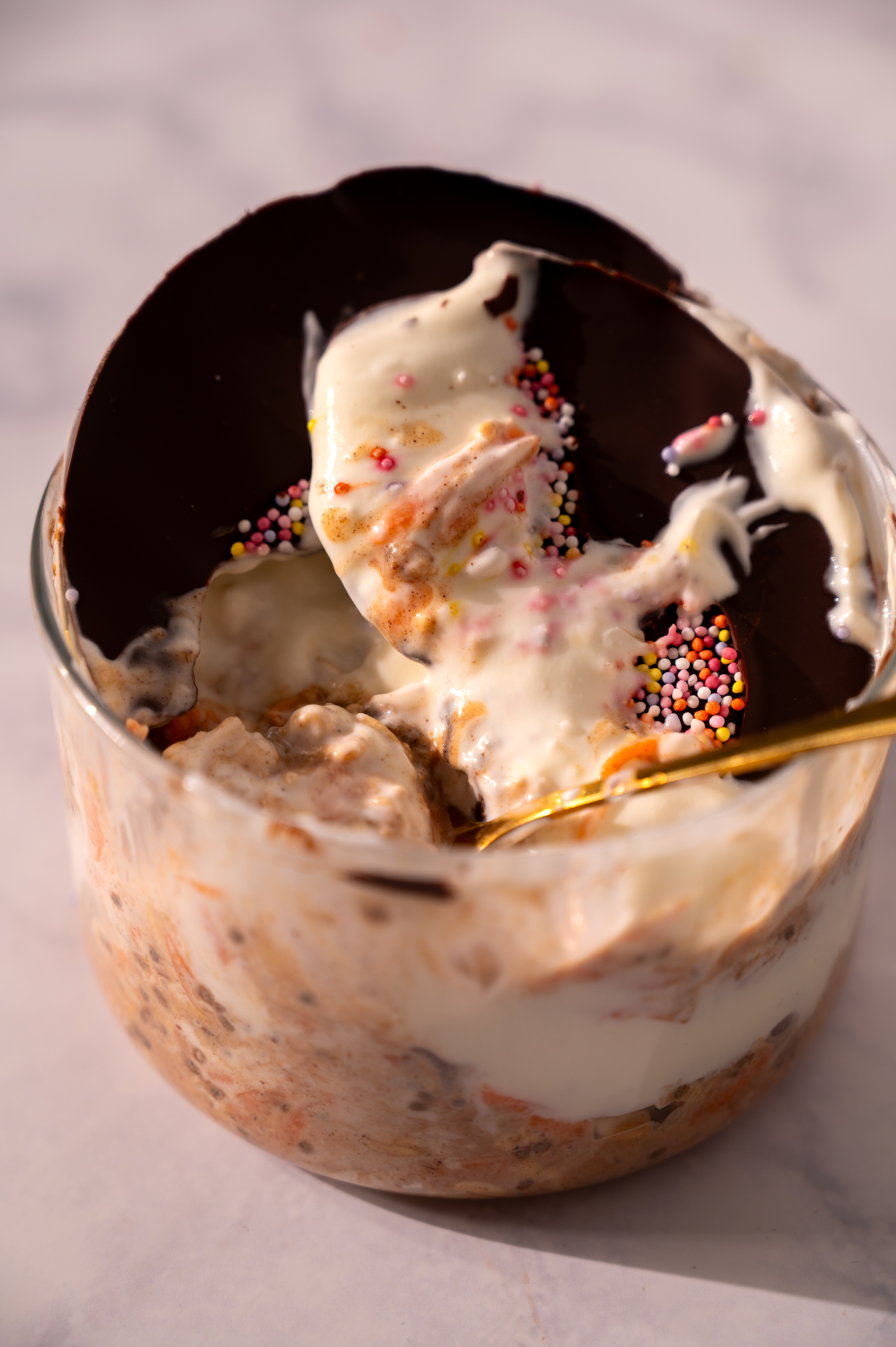 MÖHRENKUCHEN OVERNIGHT OATS