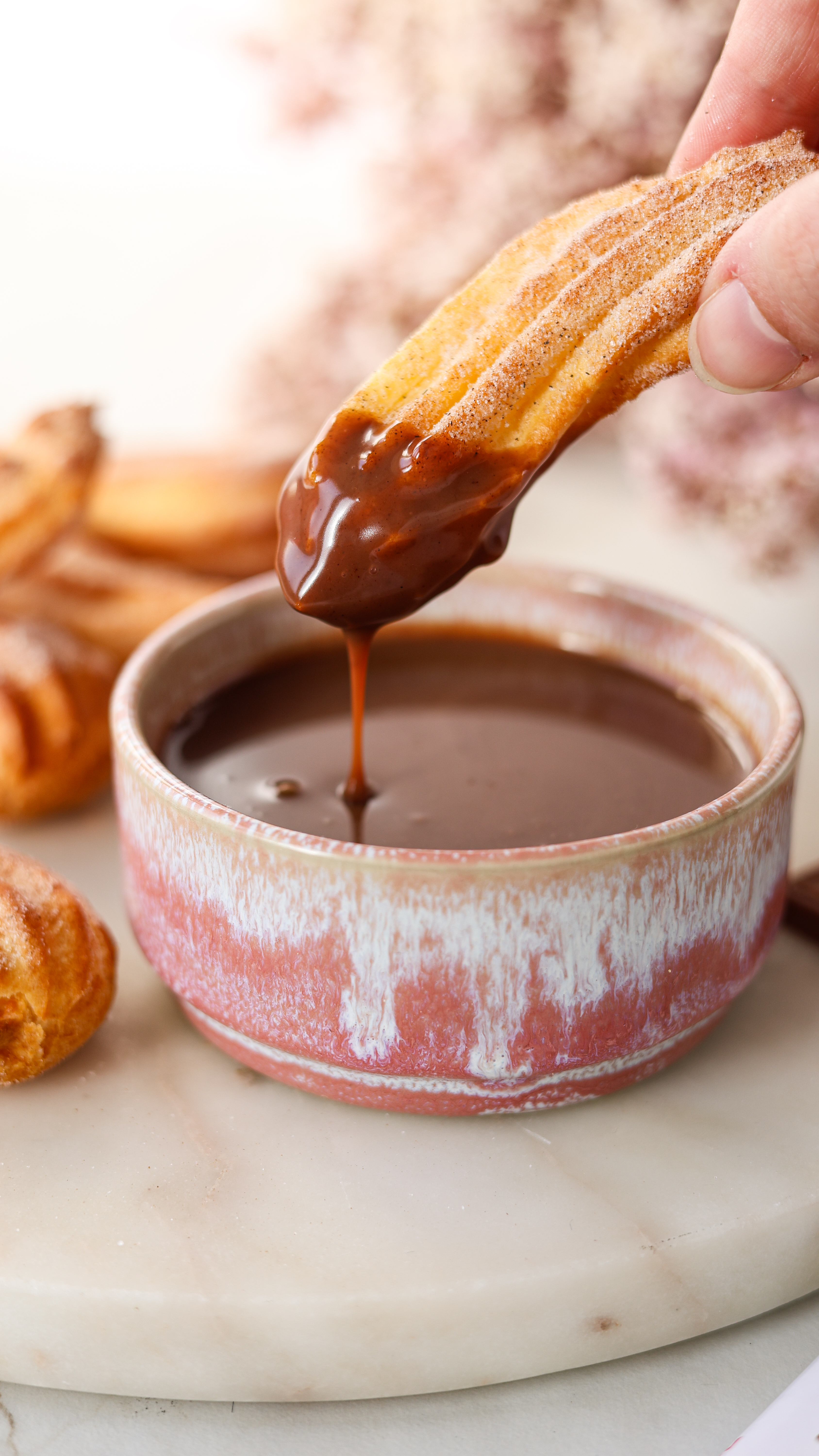 CHURROS MIT SCHOKOLADENSAUCE