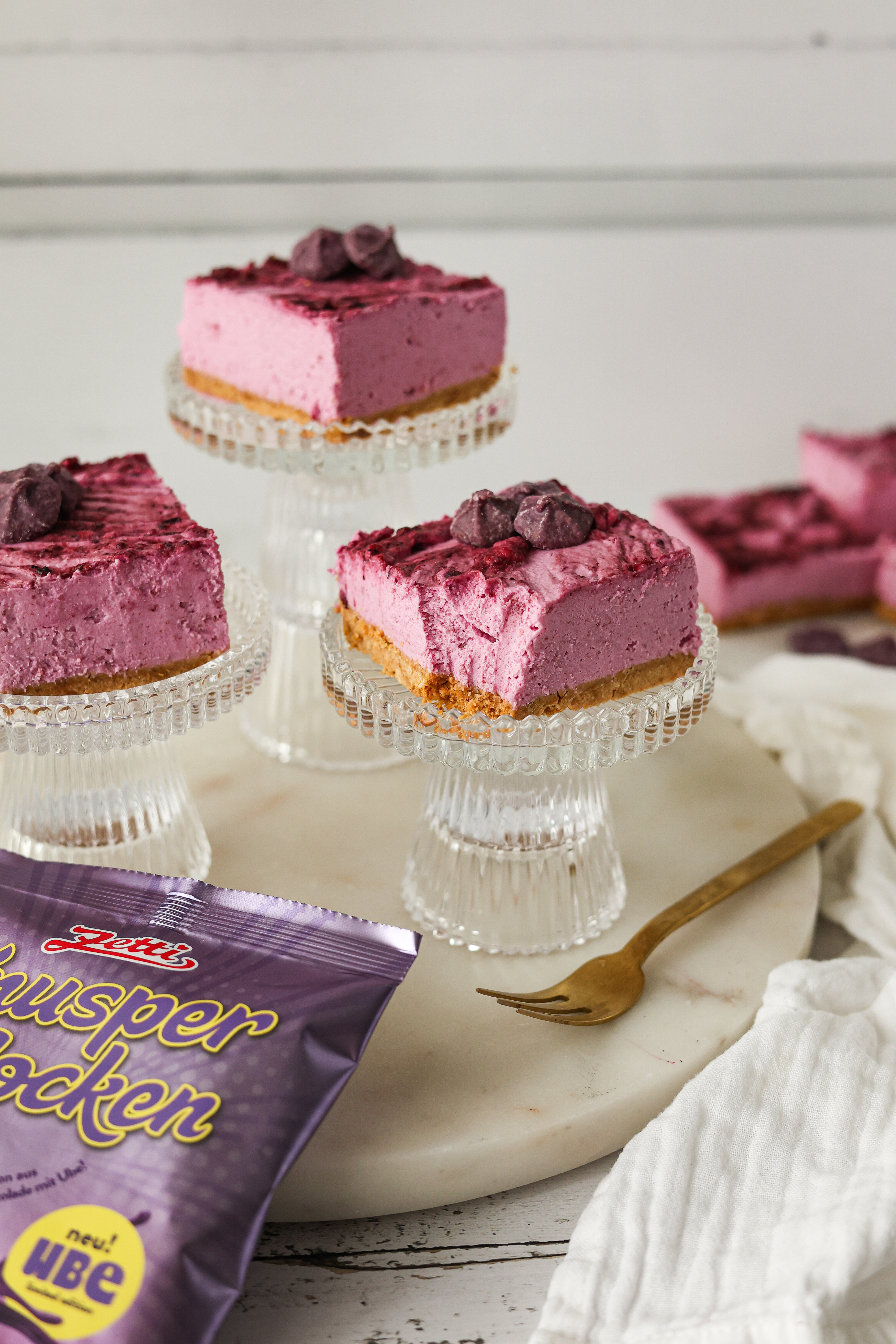 UBE CHEESECAKE