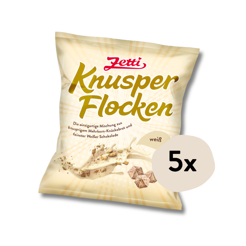 Zetti Knusperflocken Weiß (5 Stück)