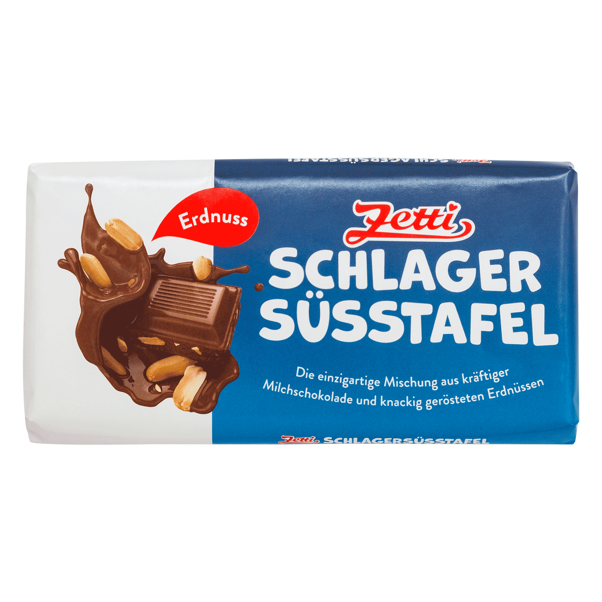 Zetti Schlagersüsstafel Vorderseite einer Tafel Zetti Schlagersüß
