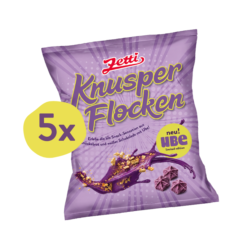 Zetti Knusperflocken Ube (5 Stück)