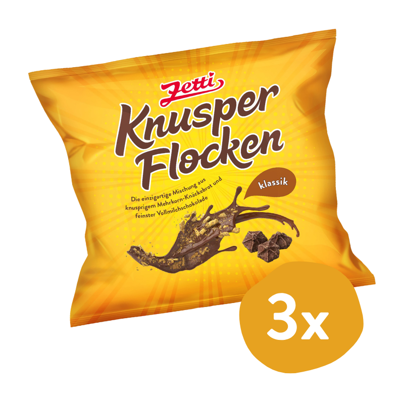 Zetti Knusperflocken Klassik 270g (3 Stück)