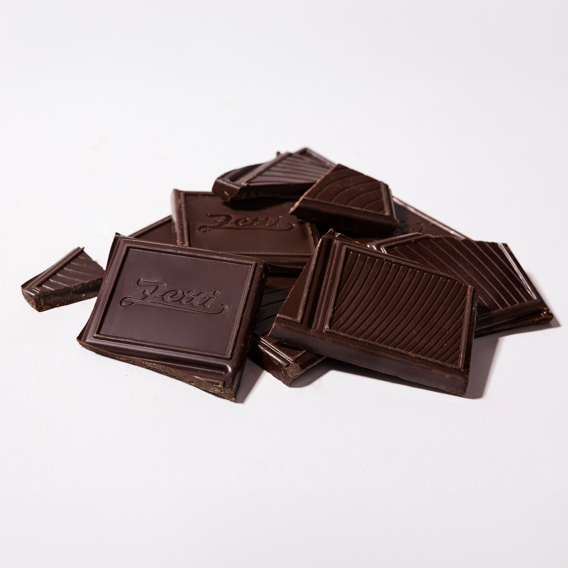 Zetti Edelbitter Tafel 75% Mehrere Stücke der Zetti Edelbitter 75%