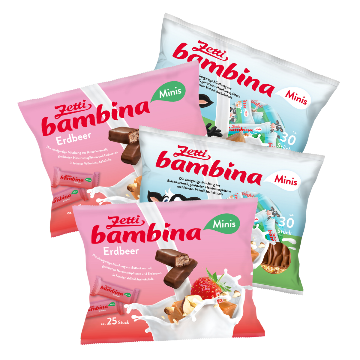 Zetti Bambina Minis Mix (4 Stück)