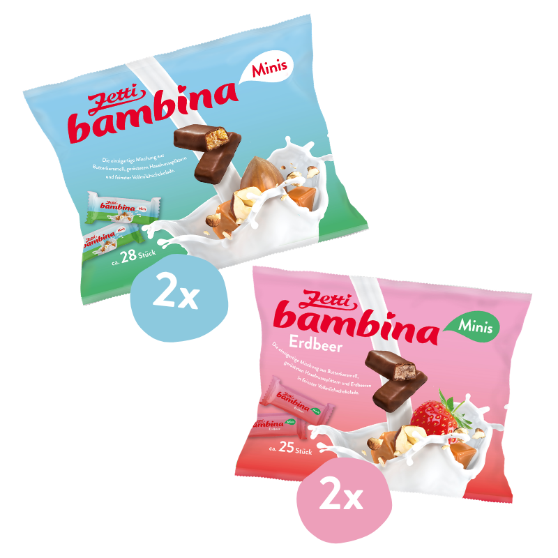Zetti bambina Minis Mix (4 Stück)