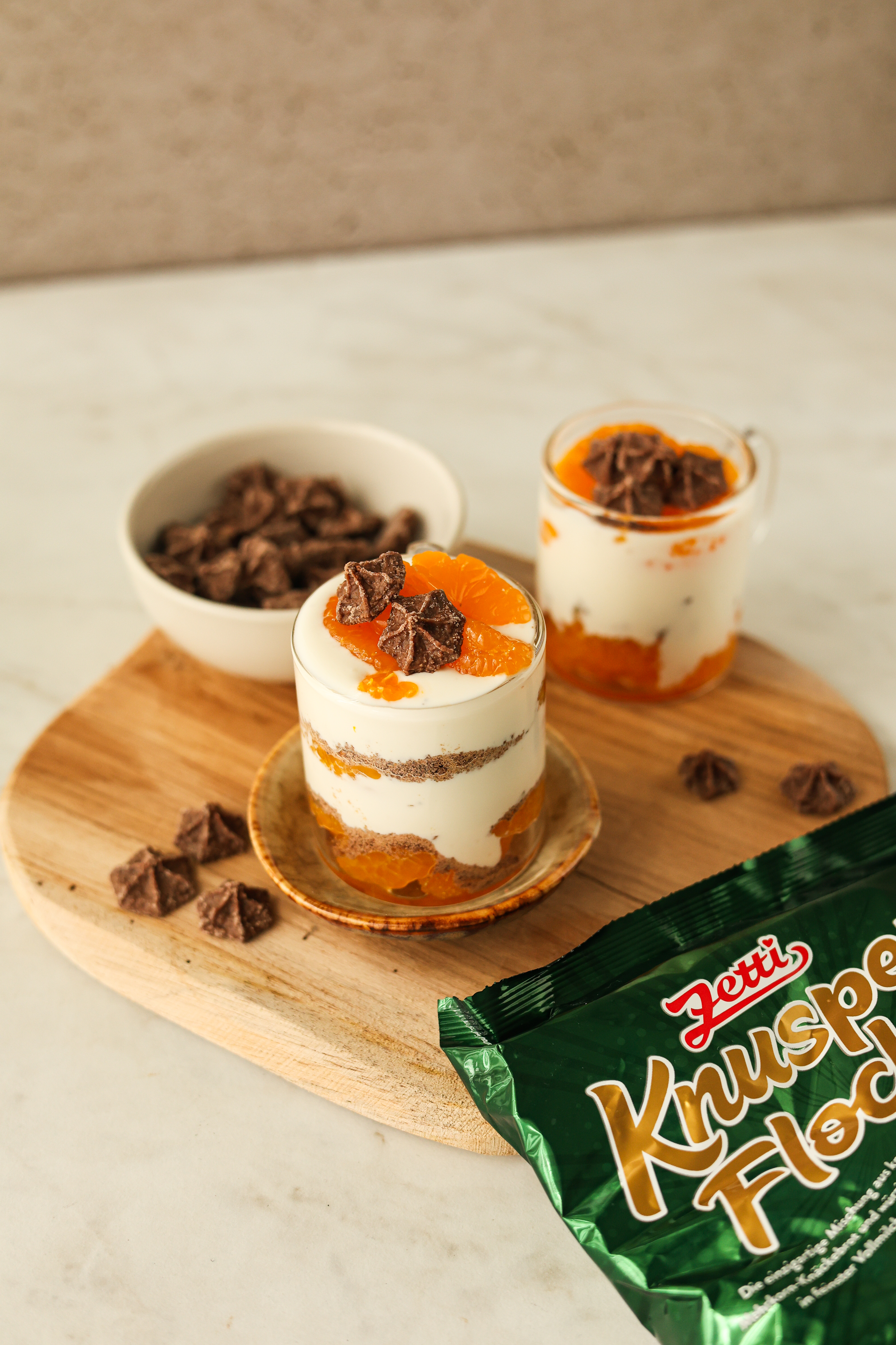 MANDARINEN-SCHICHTDESSERT MANDARINEN-SCHICHTDESSERT